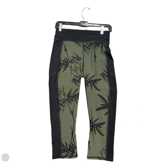 Athletic Leggings By Sweaty Betty In Black & Green, Size: S