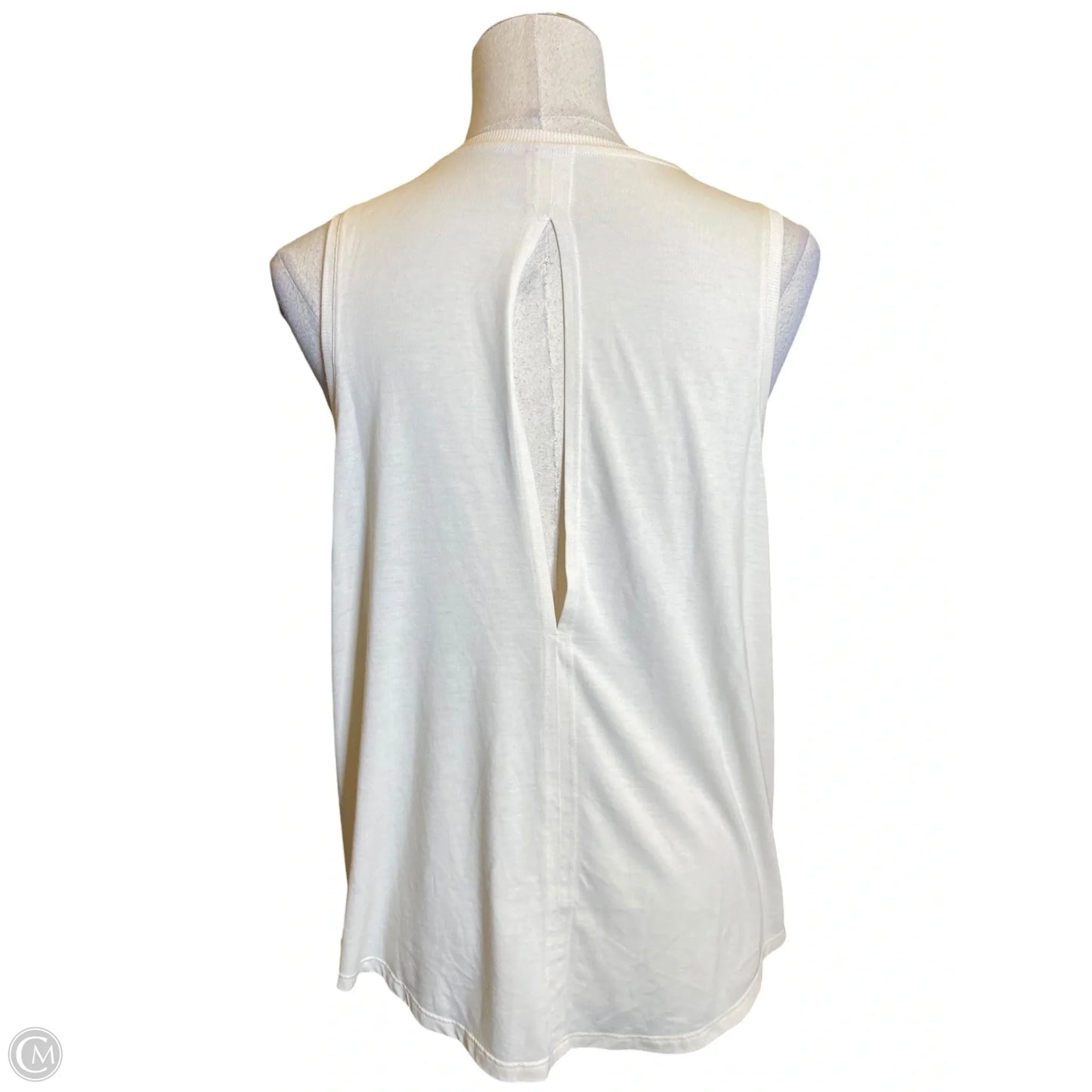 Athletic Tank Top By Athleta In Cream, Size: L