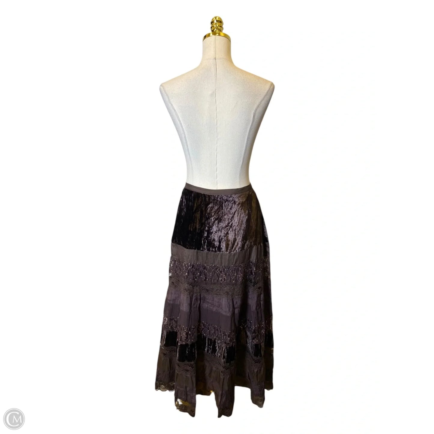 Skirt Maxi By Clothes Mentor In Brown, Size: M