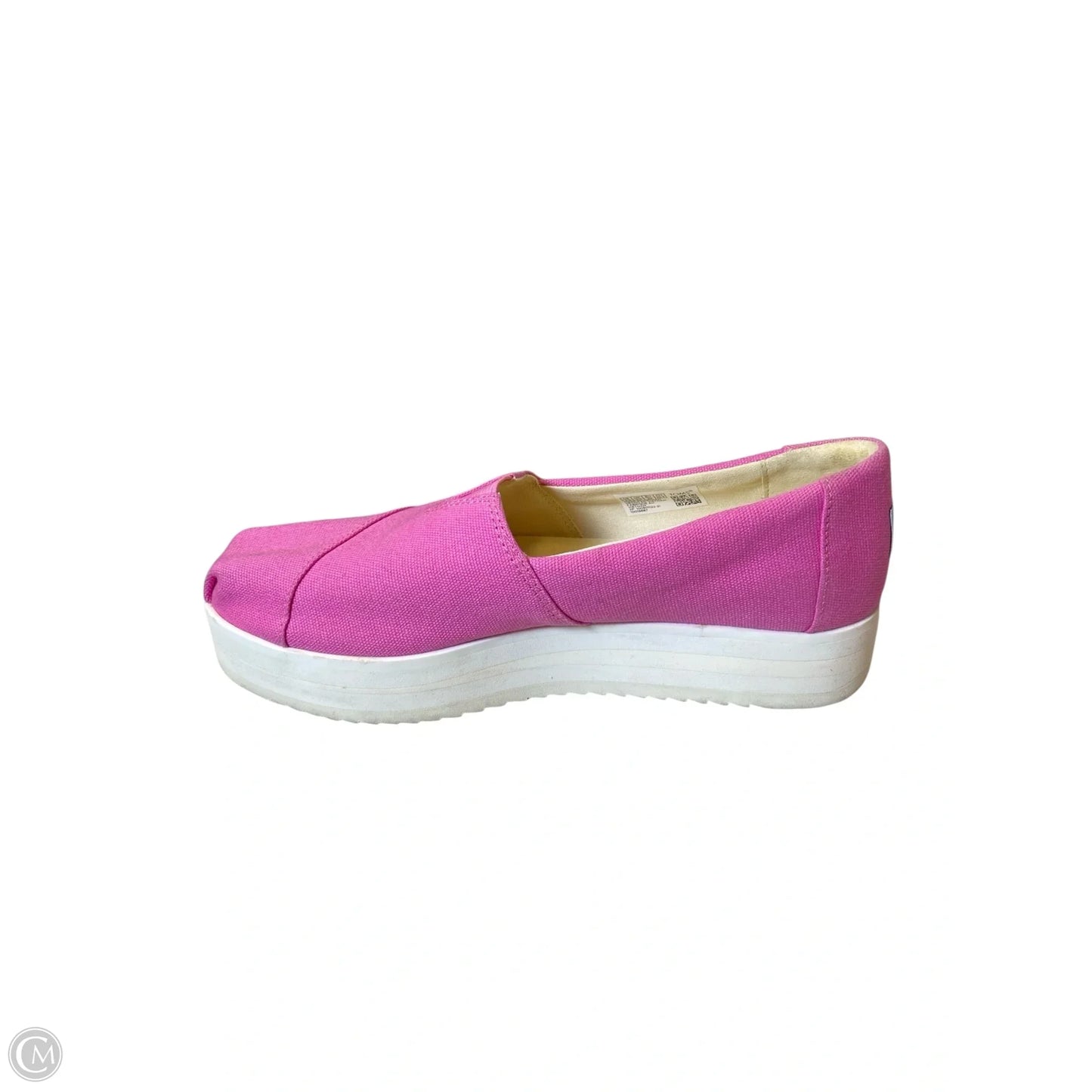 Shoes Heels Platform By Toms In Pink, Size: 8.5