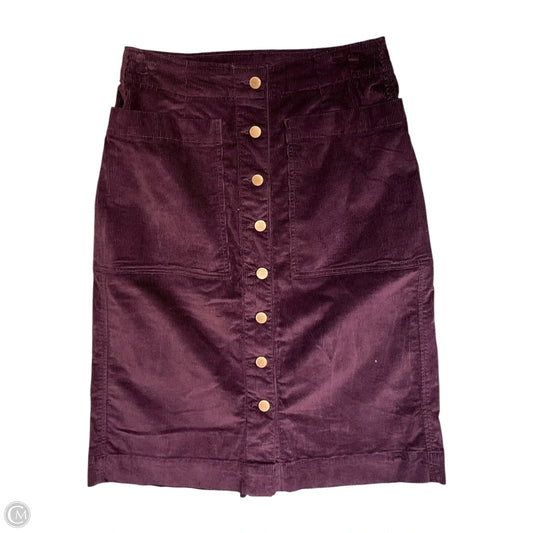 Skirt Midi By Sonoma In Maroon, Size: S
