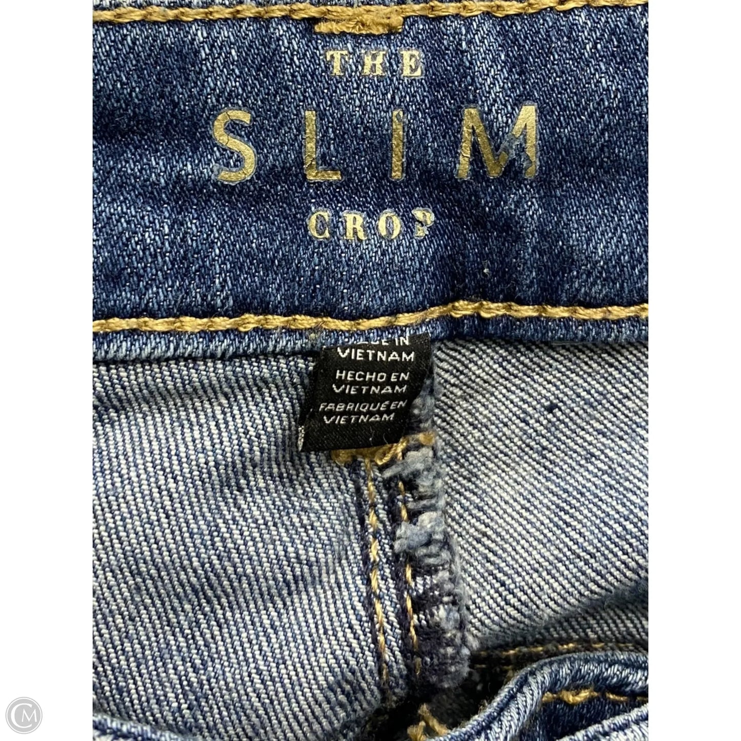 Jeans Straight By White House Black Market In Blue Denim, Size: 6