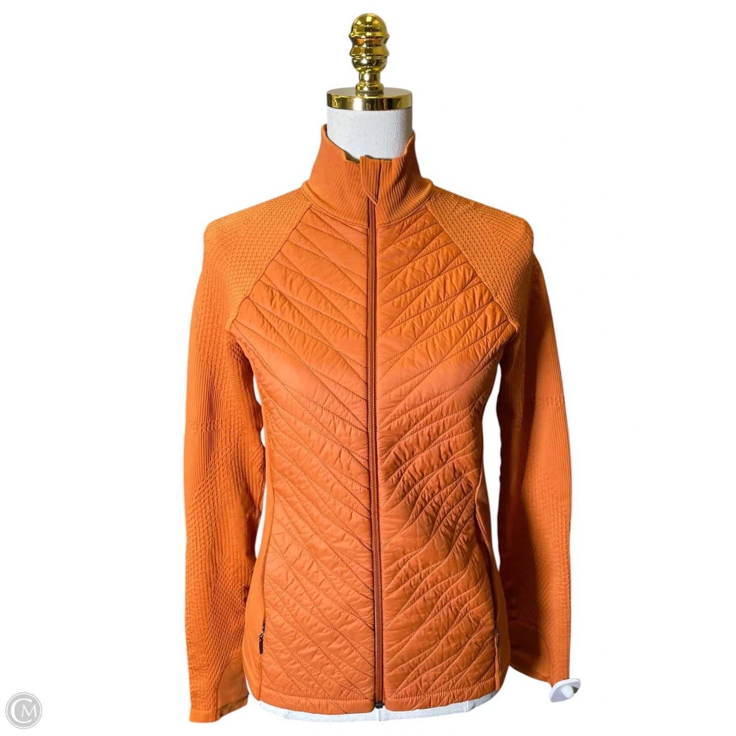 Athletic Jacket By Athleta In Orange, Size: M