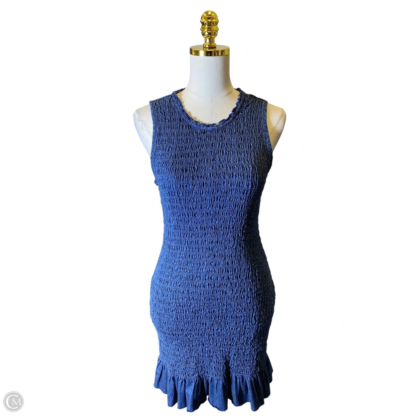 Dress Casual Short By American Eagle In Blue Denim, Size: S