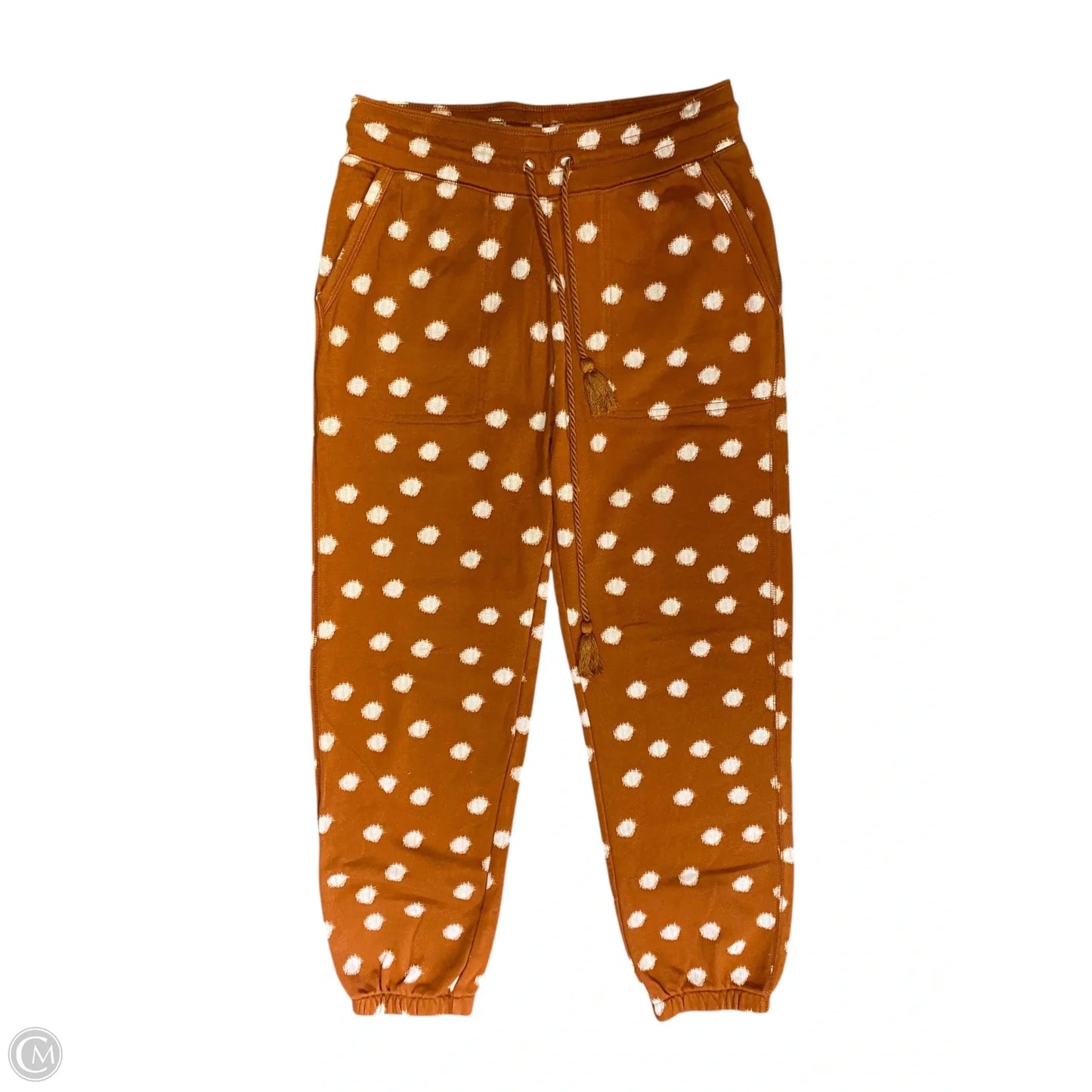 Pants Joggers By Daily Practice By Anthropologie In Orange & White, Size: S