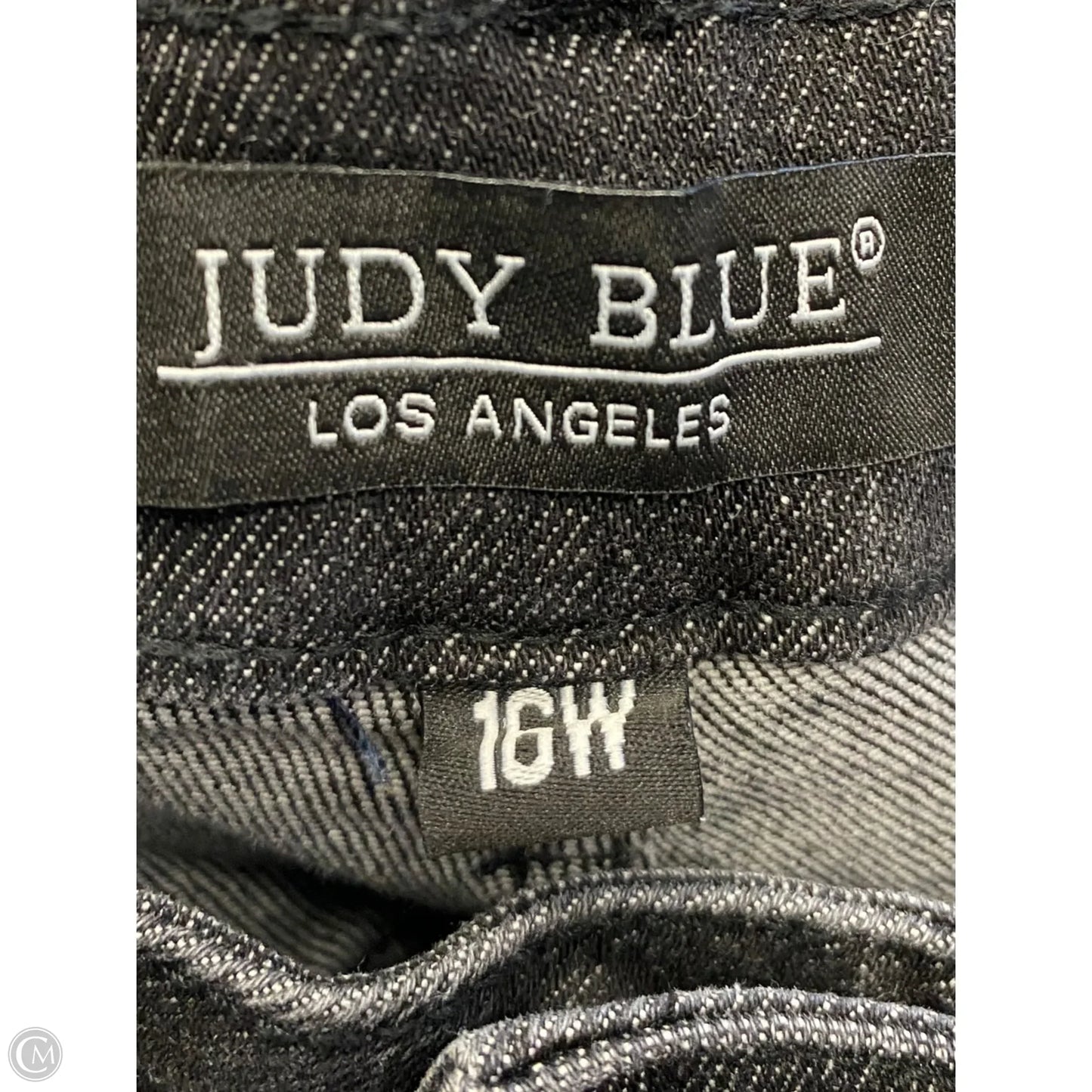 Jeans Wide Leg By Judy Blue In Black, Size: 16