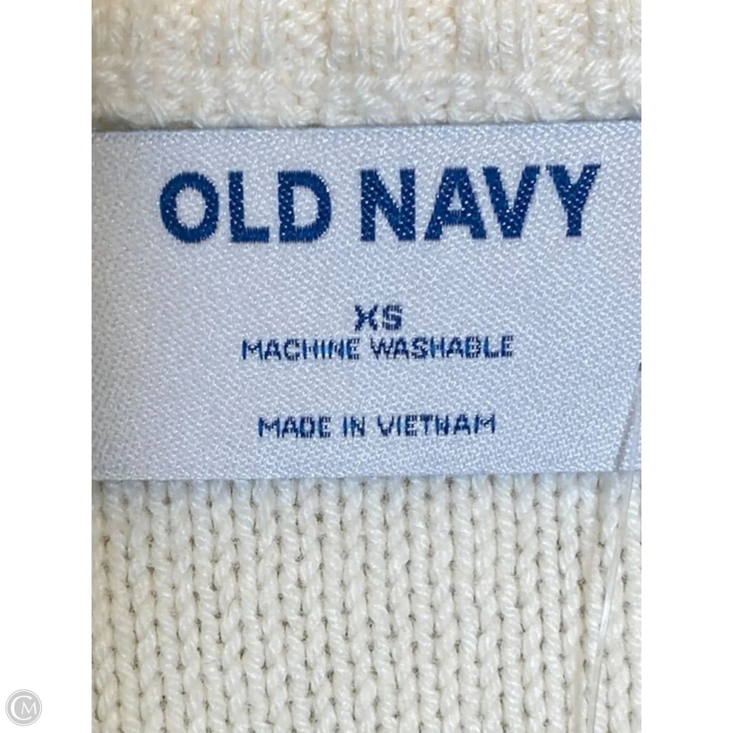 Vest Other By Old Navy In Cream, Size: Xs