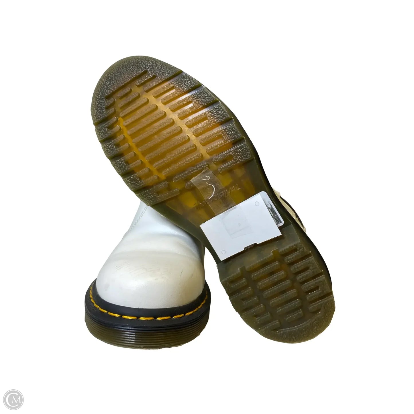 Shoes Designer By Dr Martens In White, Size: 7