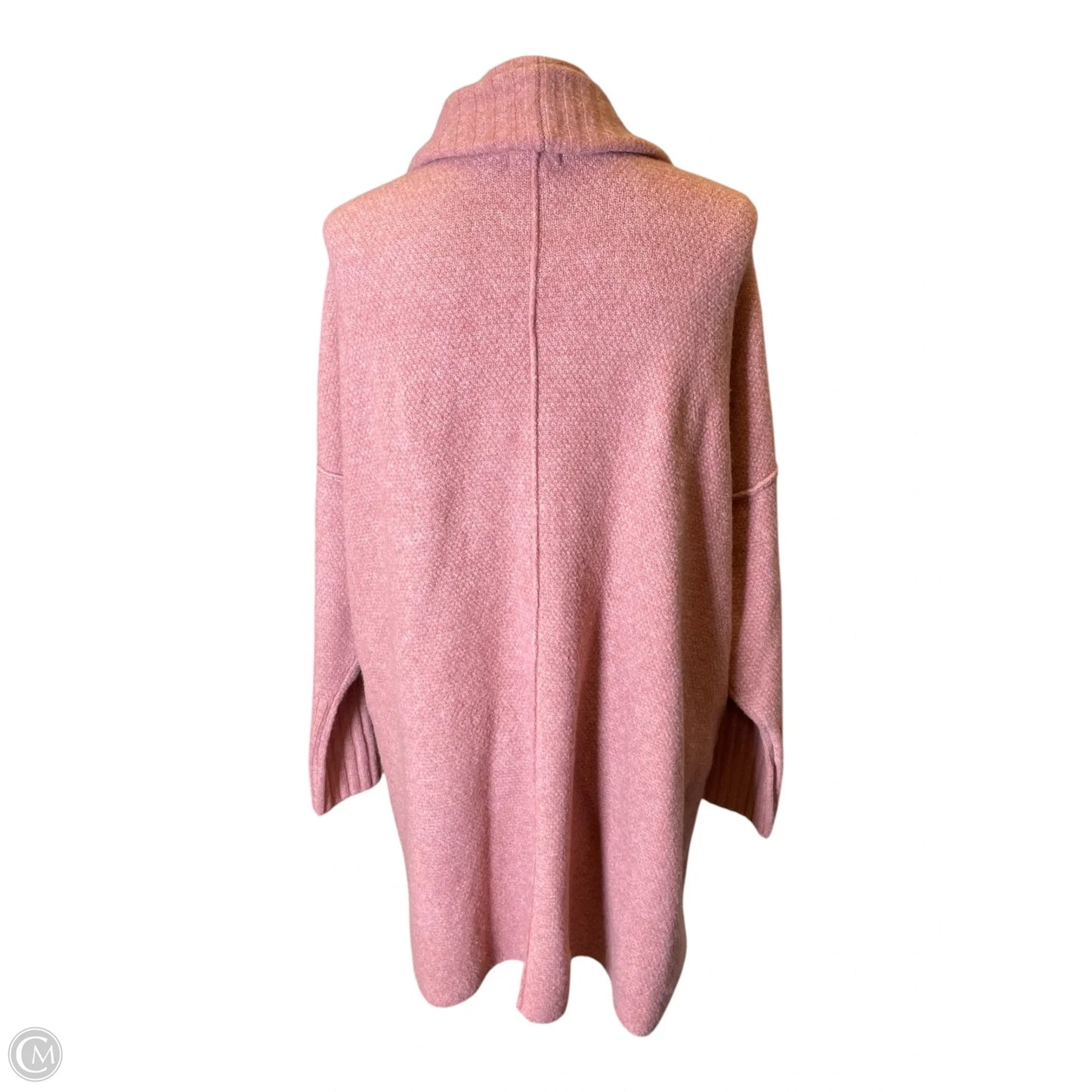 Sweater Cardigan By Knox Rose In Pink, Size: L