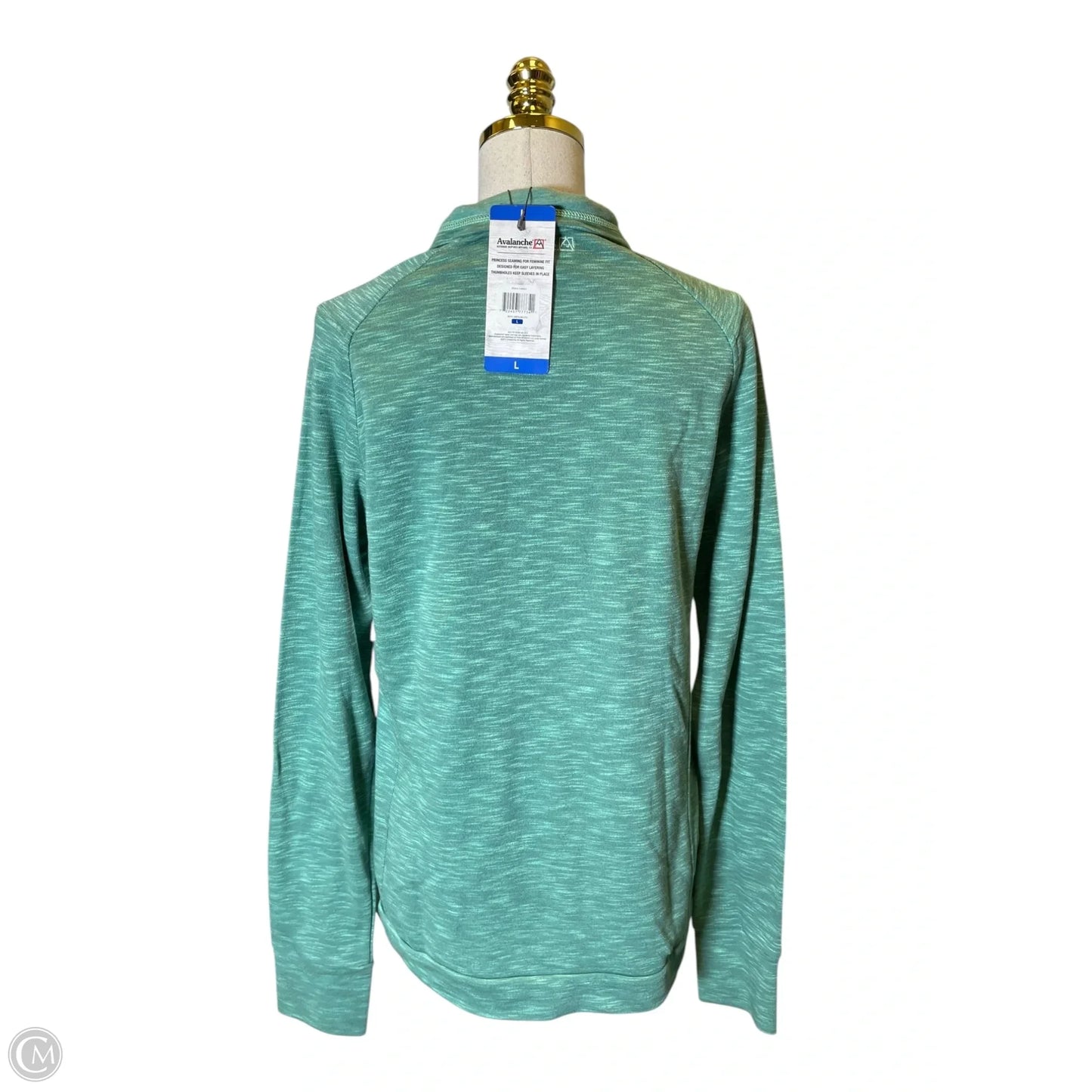 Sweatshirt Collar By Avalanche In Green, Size: L