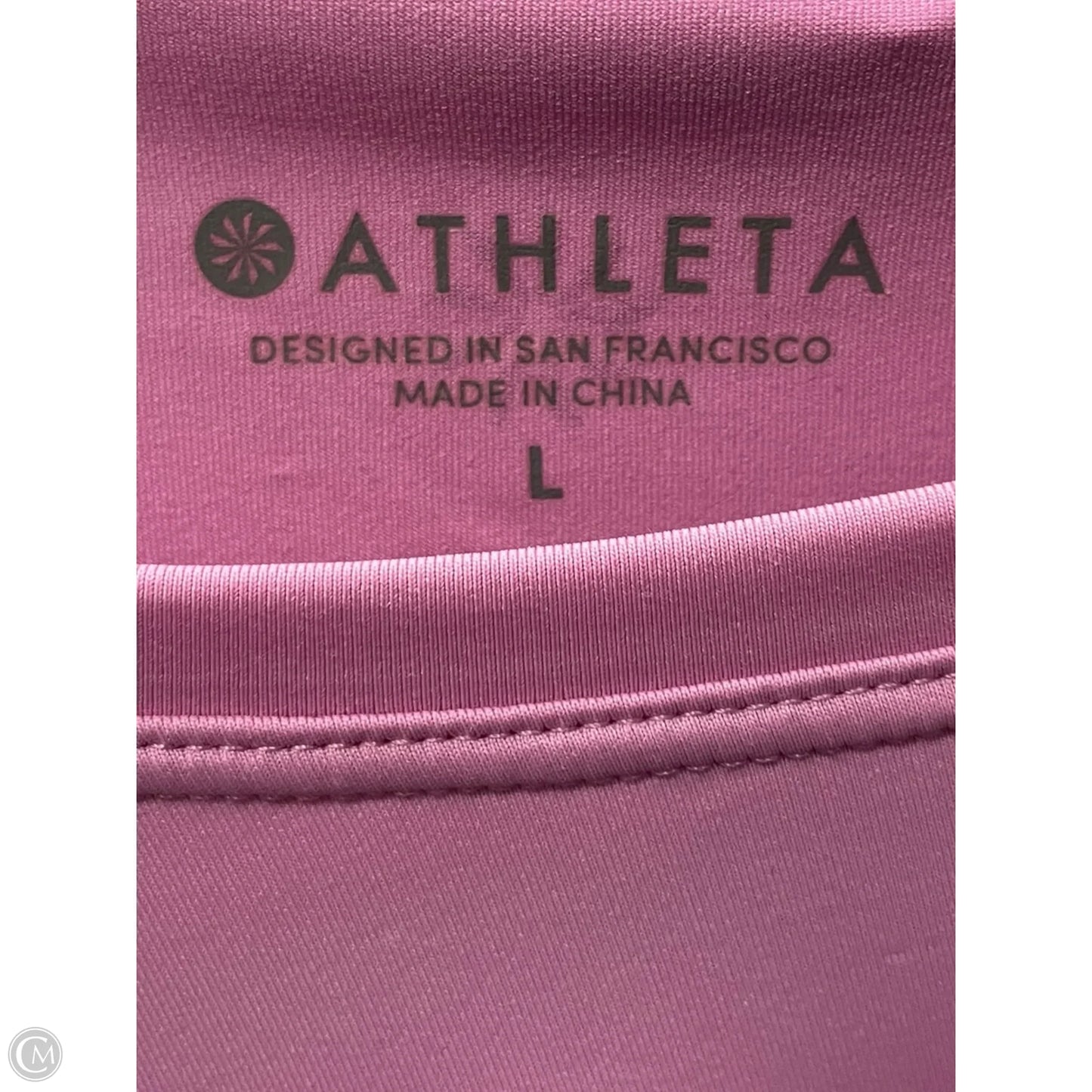 Athletic Top Long Sleeve Crewneck By Athleta In Purple, Size: L