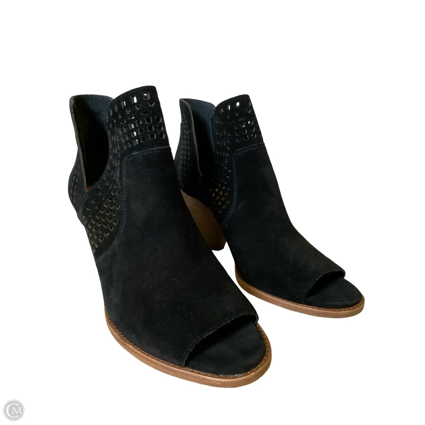 Shoes Heels Block By Gb In Black, Size: 9.5