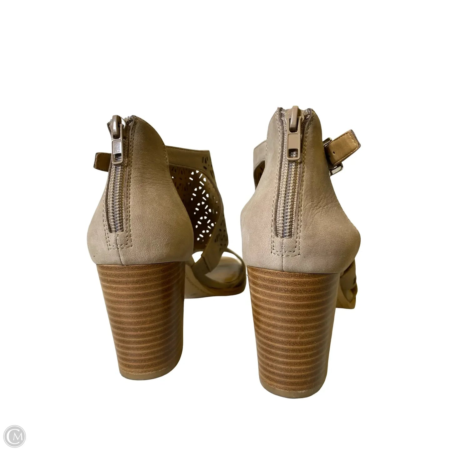 Shoes Heels Block By Arturo Chiang In Tan, Size: 10