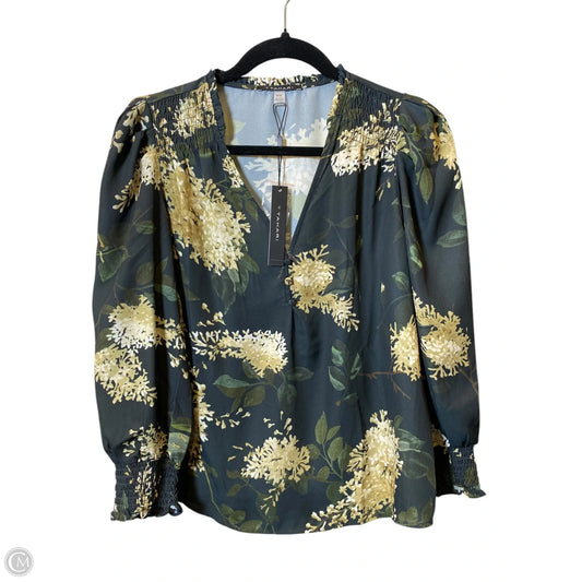 Top Long Sleeve By Tahari By Arthur Levine In Multi-colored, Size: M