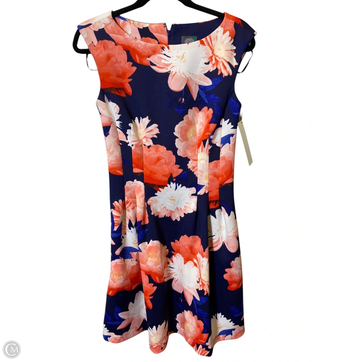 Dress Casual Midi By Vince Camuto In Floral Print, Size: S
