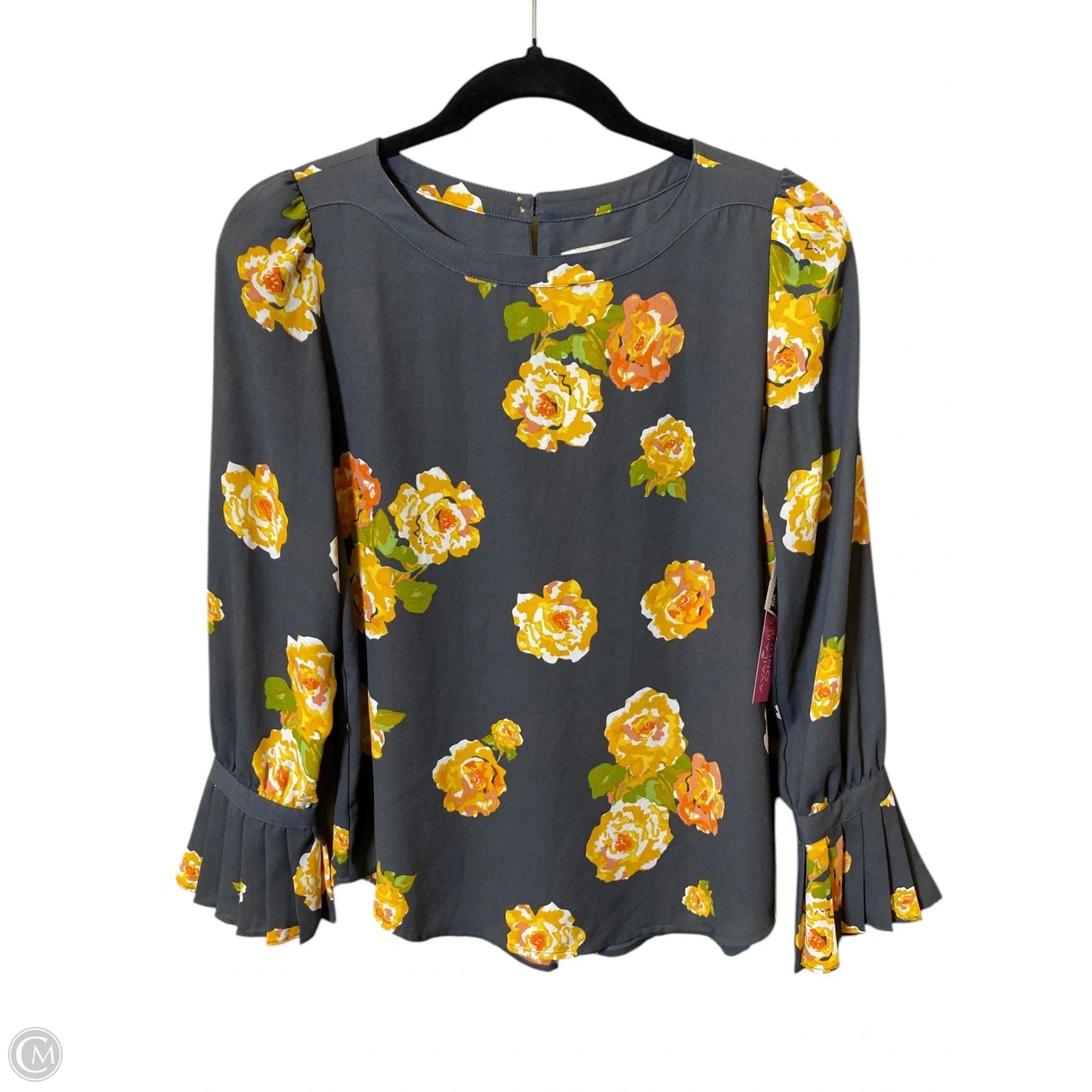 Top Long Sleeve By Loft In Floral Print, Size: S
