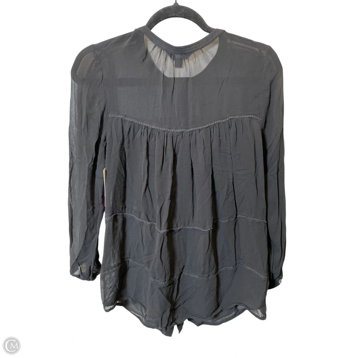 Top Long Sleeve By Lucky Brand In Black, Size: S