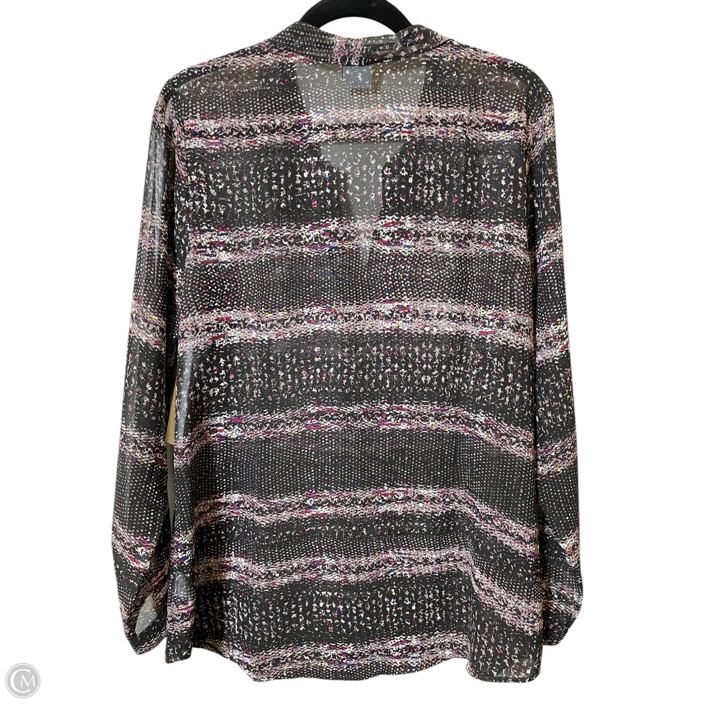 Top Long Sleeve By Cabi In Multi-colored, Size: L