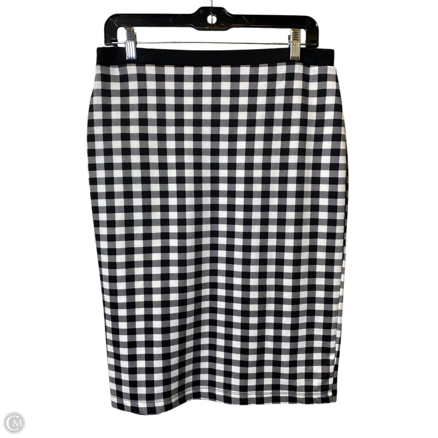 Skirt Midi By Jules & Leopold In Checkered Pattern, Size: M
