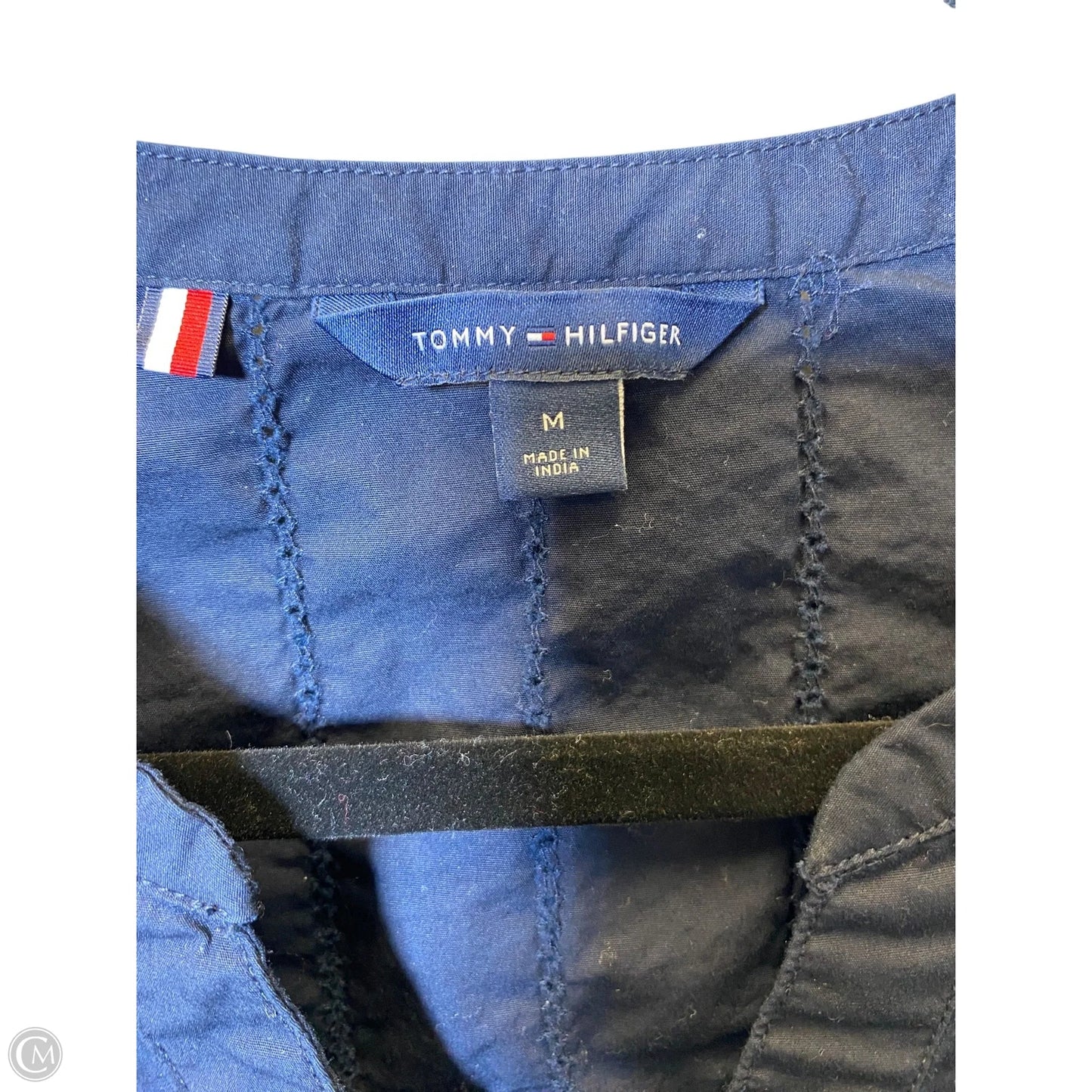 Top Long Sleeve By Tommy Hilfiger In Navy, Size: M