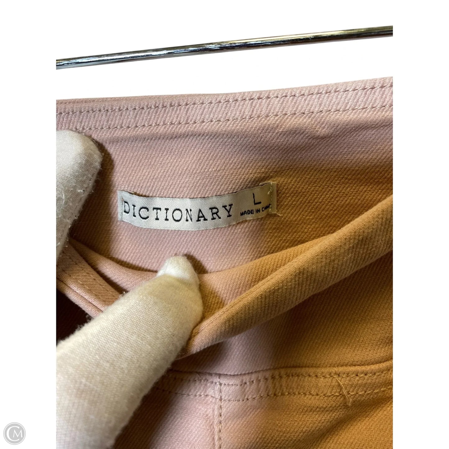 Jeans Flared By Clothes Mentor In Pink, Size: L
