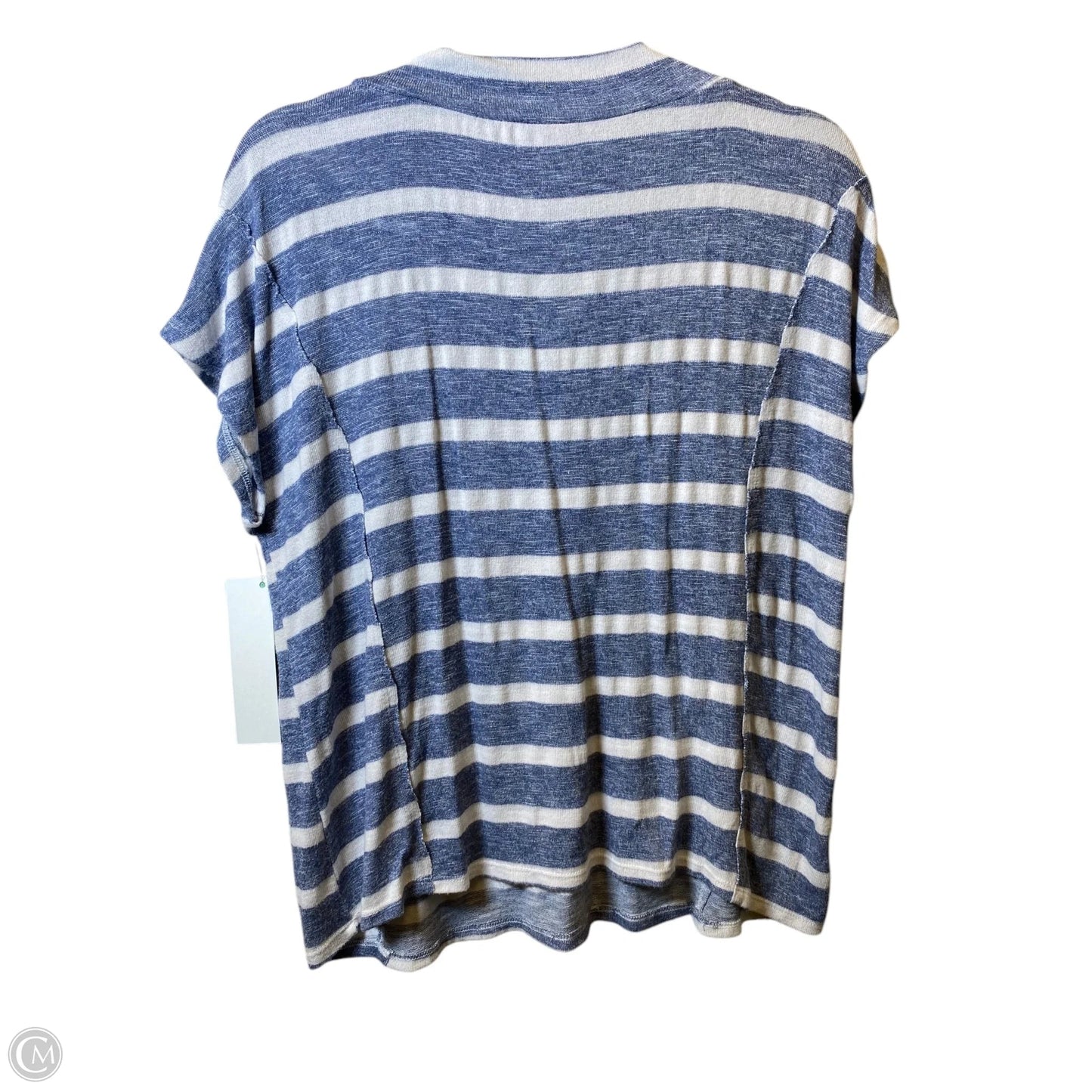 Top Short Sleeve By Andree By Unit In Striped Pattern, Size: S
