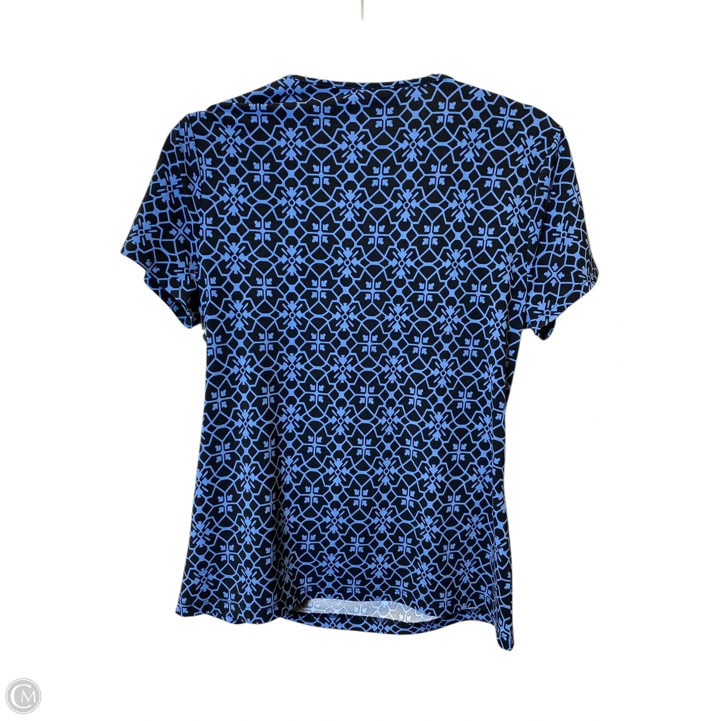 Top Short Sleeve By Croft And Barrow In Blue, Size: S