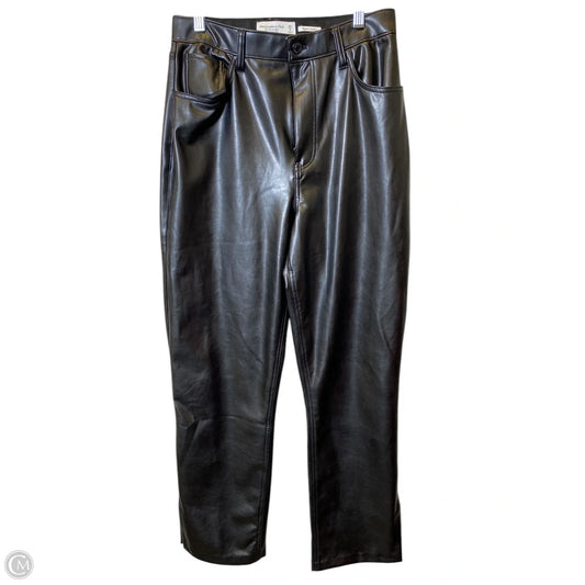 Pants Linen By Abercrombie And Fitch In Black, Size: 8
