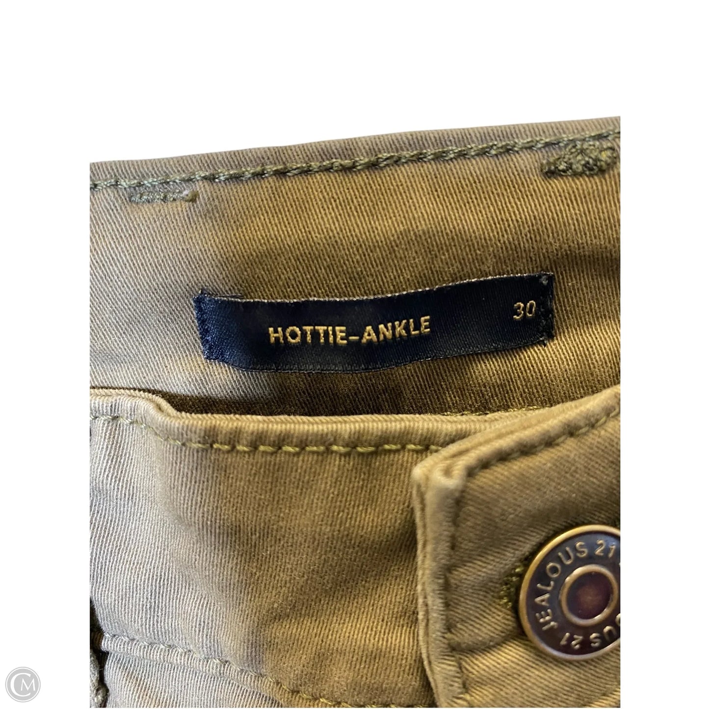 Jeans Skinny By Clothes Mentor In Green, Size: 10