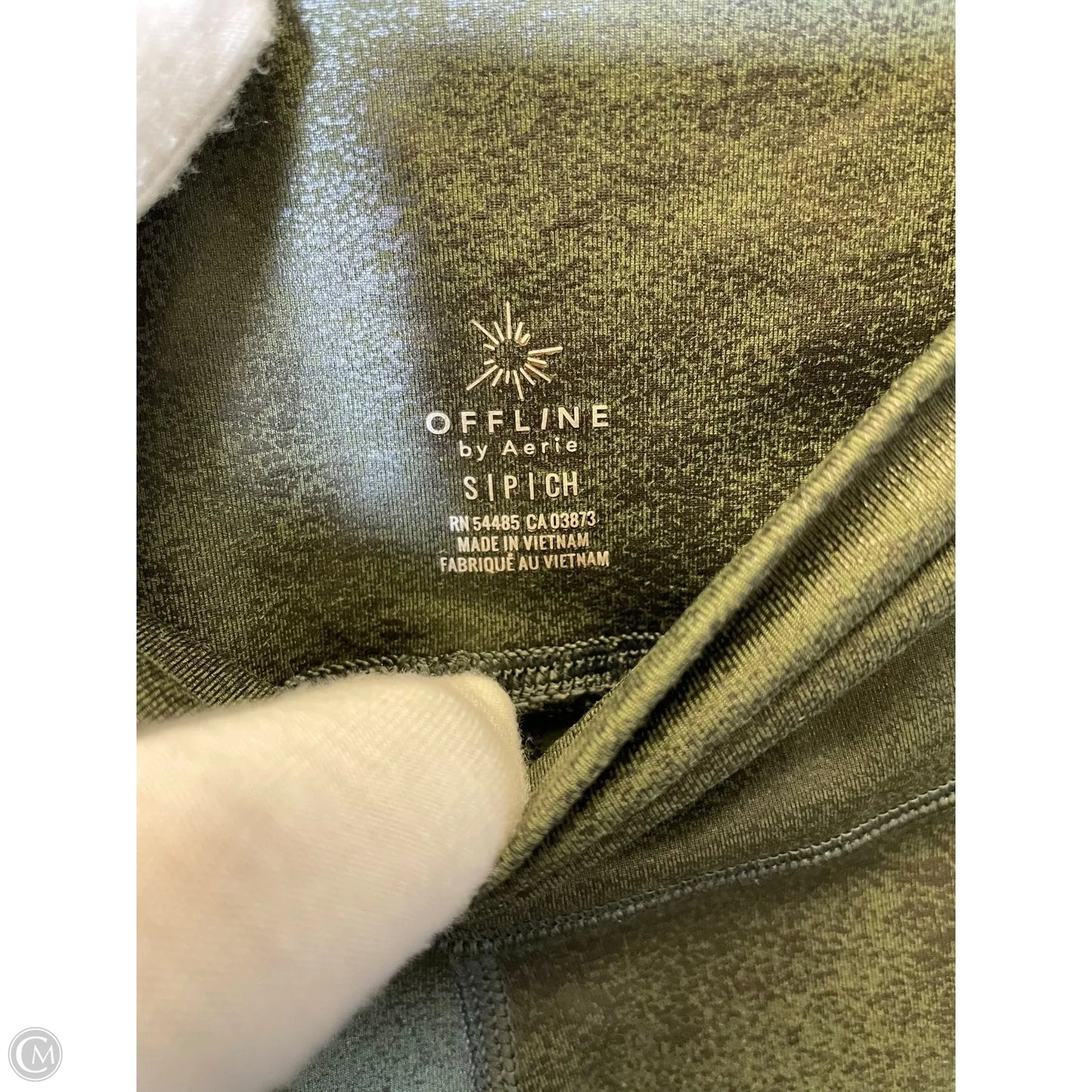 Athletic Leggings By Clothes Mentor In Green, Size: S