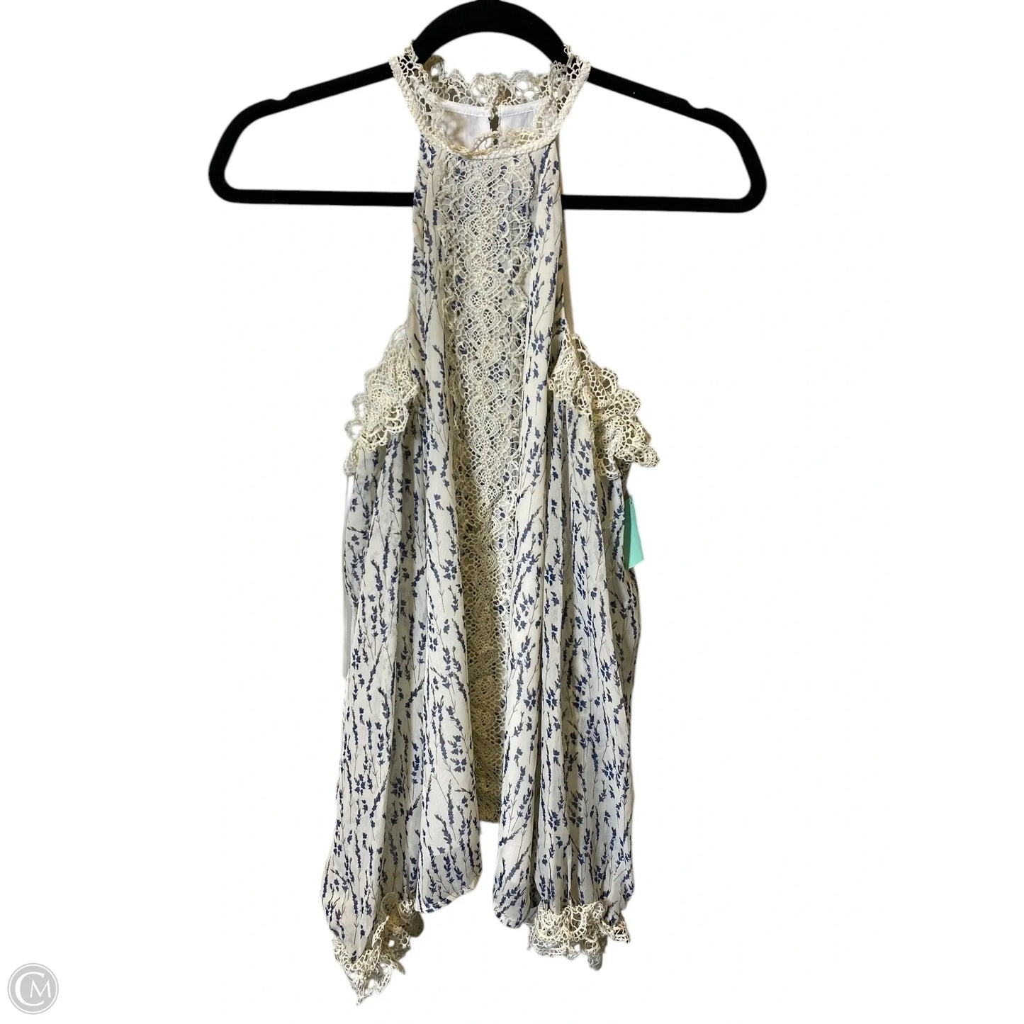 Blouse Long Sleeve By Sugar Lips In Floral Print, Size: Xs