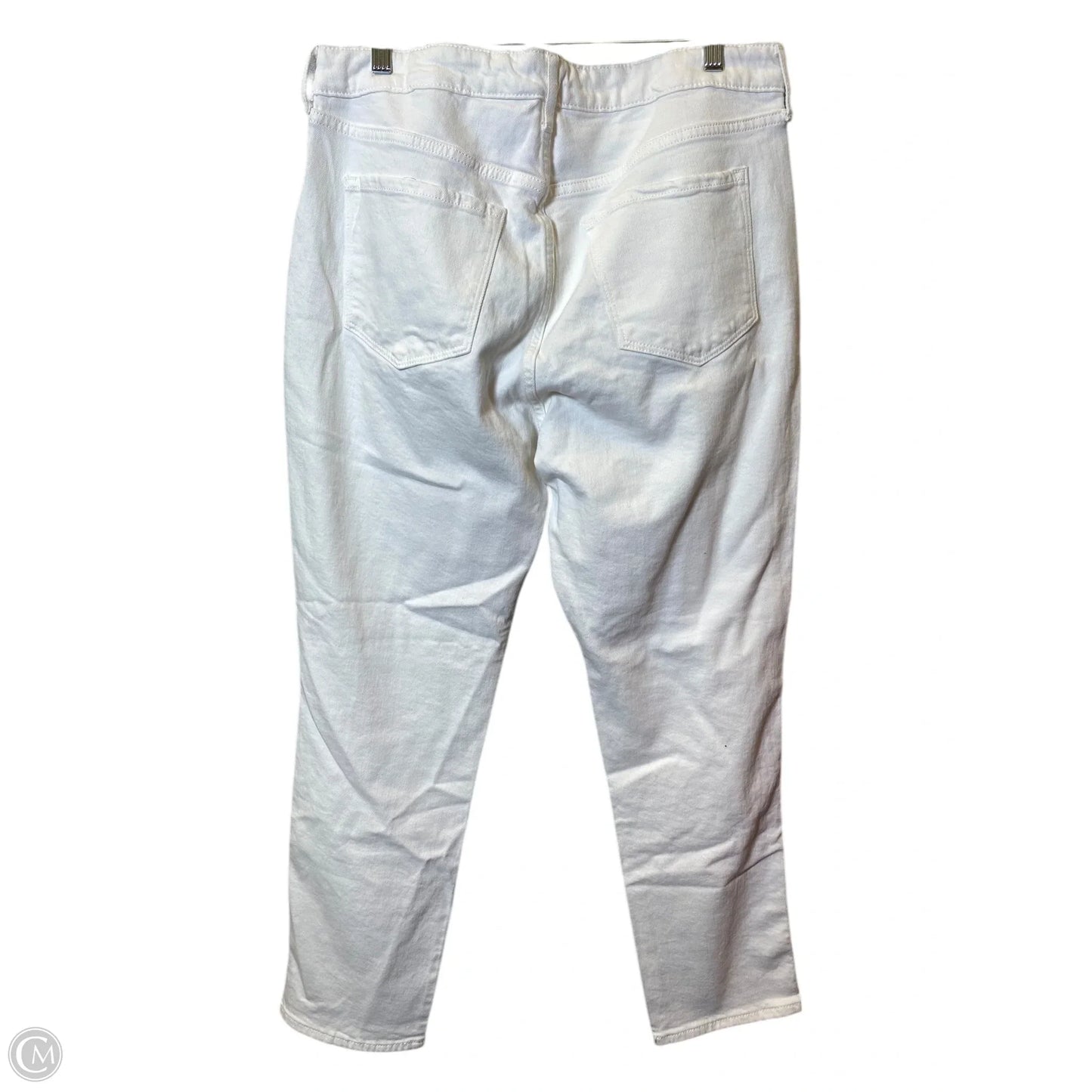 Jeans Straight By Old Navy In White, Size: 14