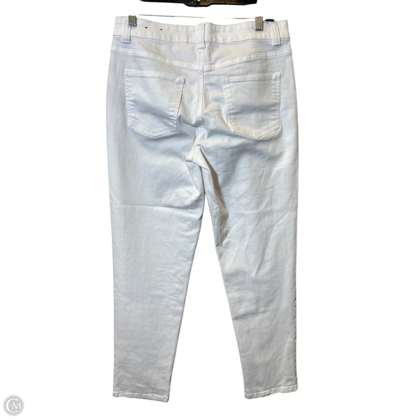 Jeans Straight By Talbots In White, Size: 6