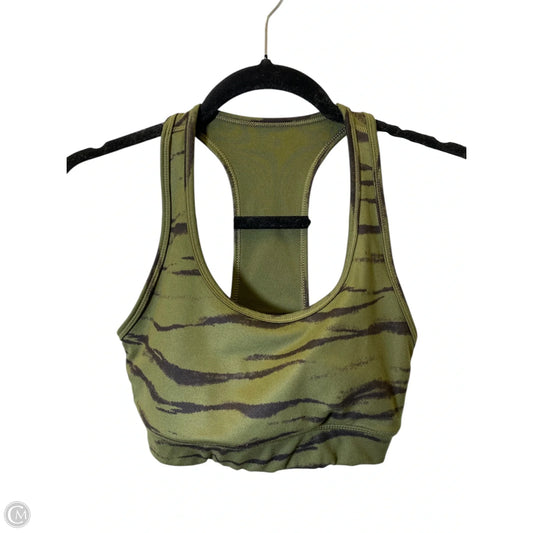 Athletic Bra By Gapfit In Black & Green, Size: Xs