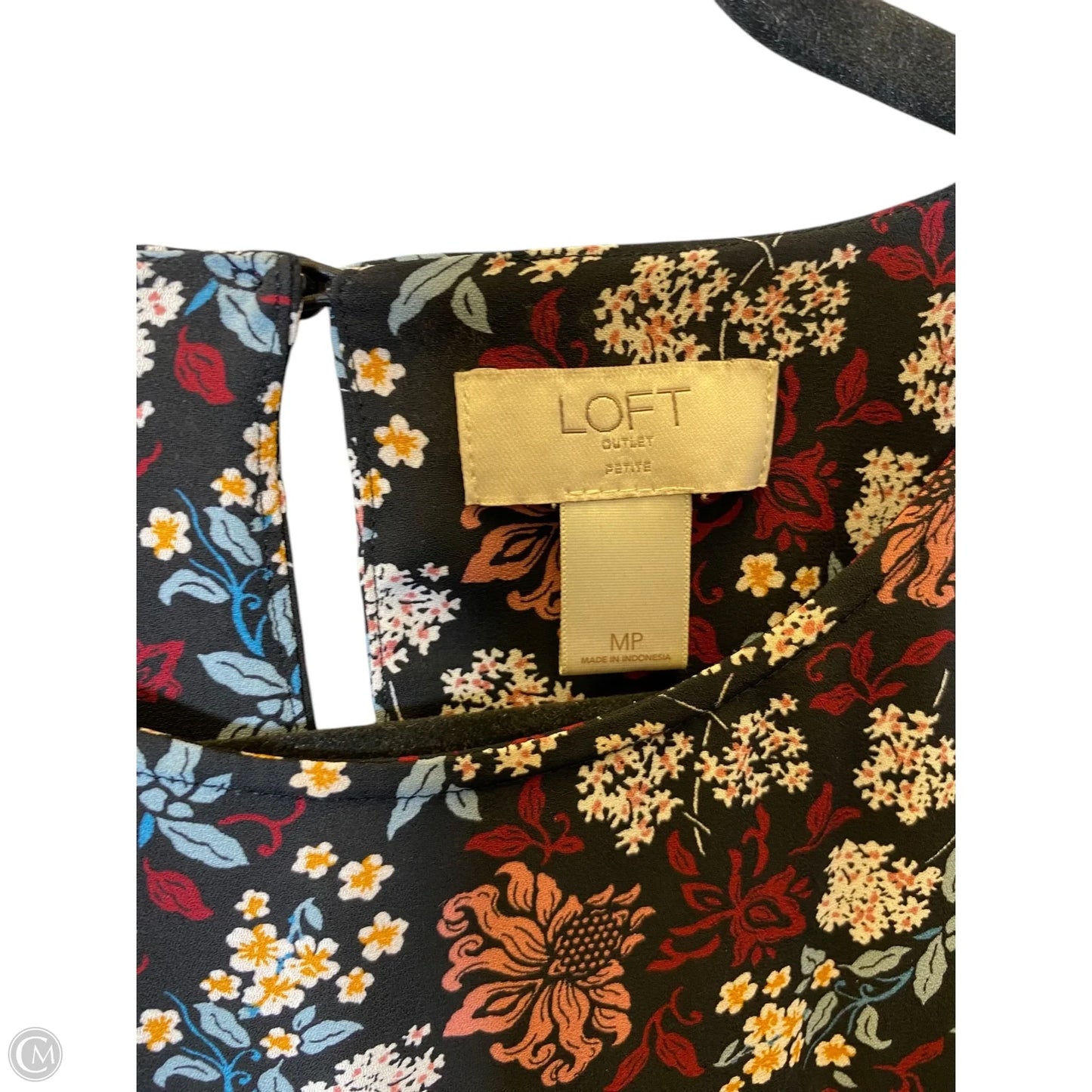 Top Long Sleeve By Loft In Floral Print, Size: M