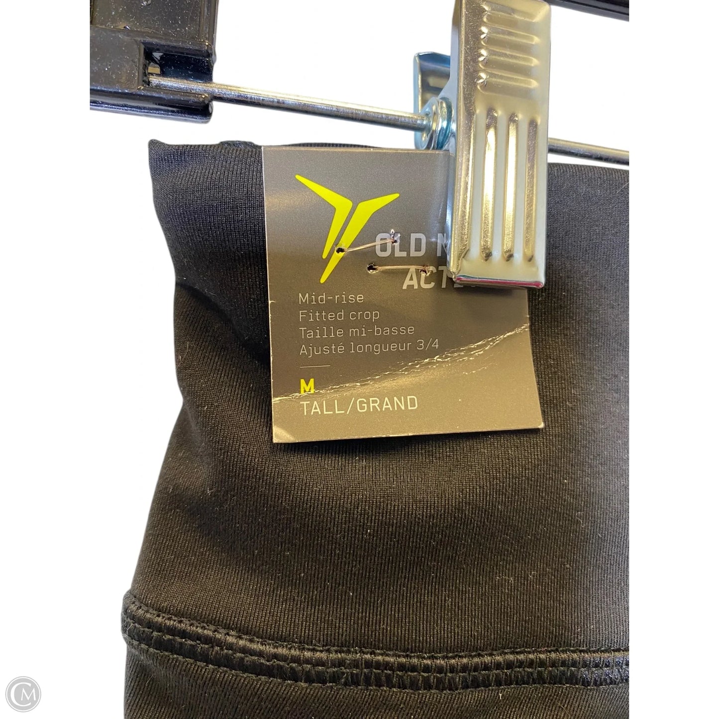 Athletic Leggings By Old Navy In Black & Blue, Size: M