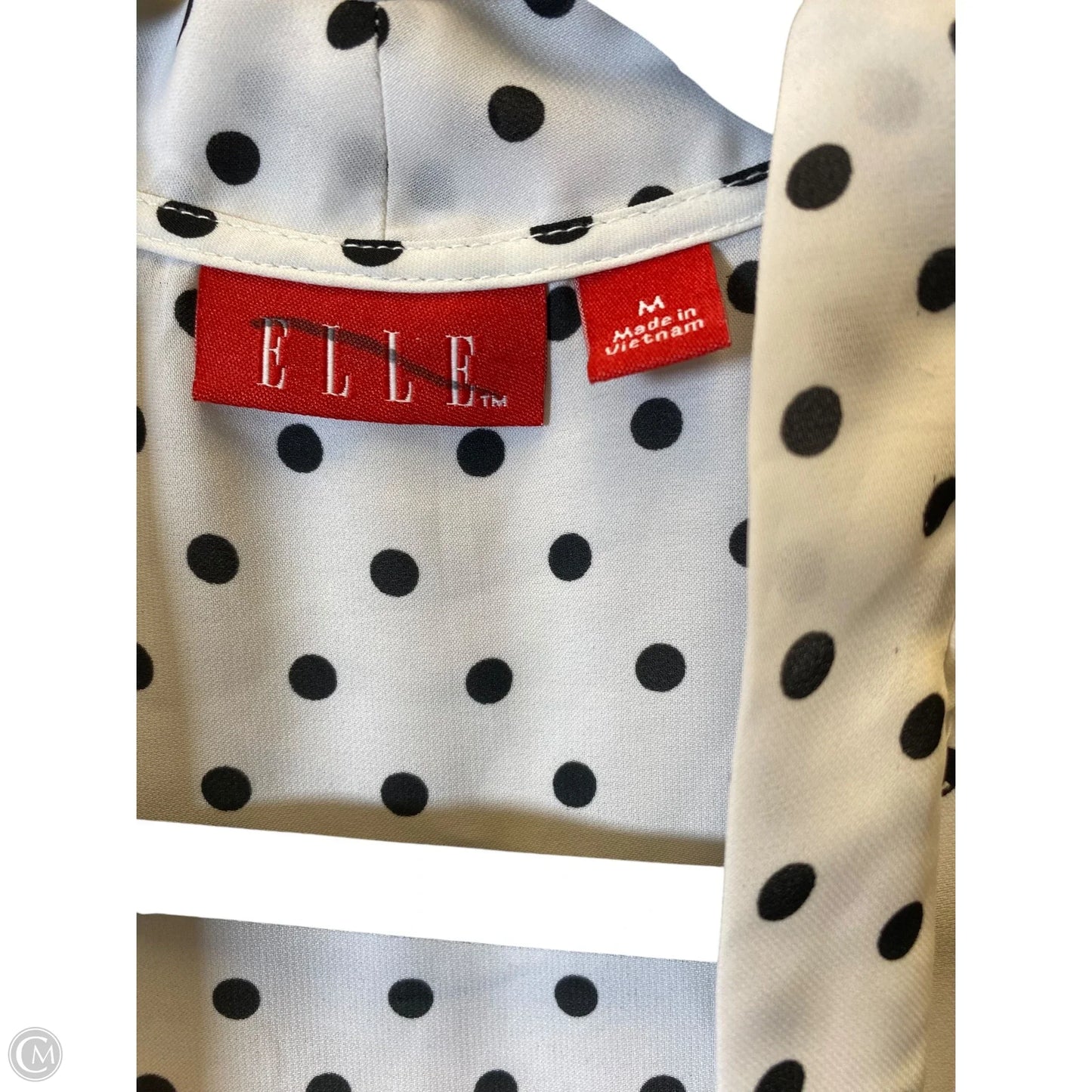Top Sleeveless By Elle In Polkadot Pattern, Size: M