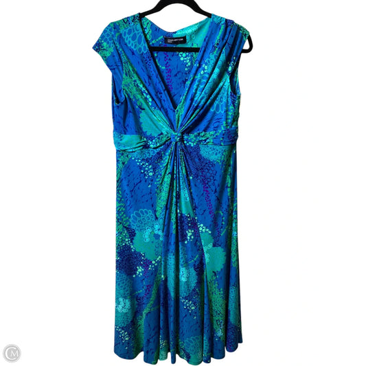 Dress Casual Midi By Jones New York In Multi-colored, Size: M