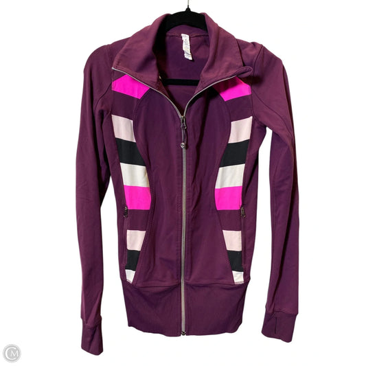 Athletic Jacket By Lululemon In Multi-colored, Size: S