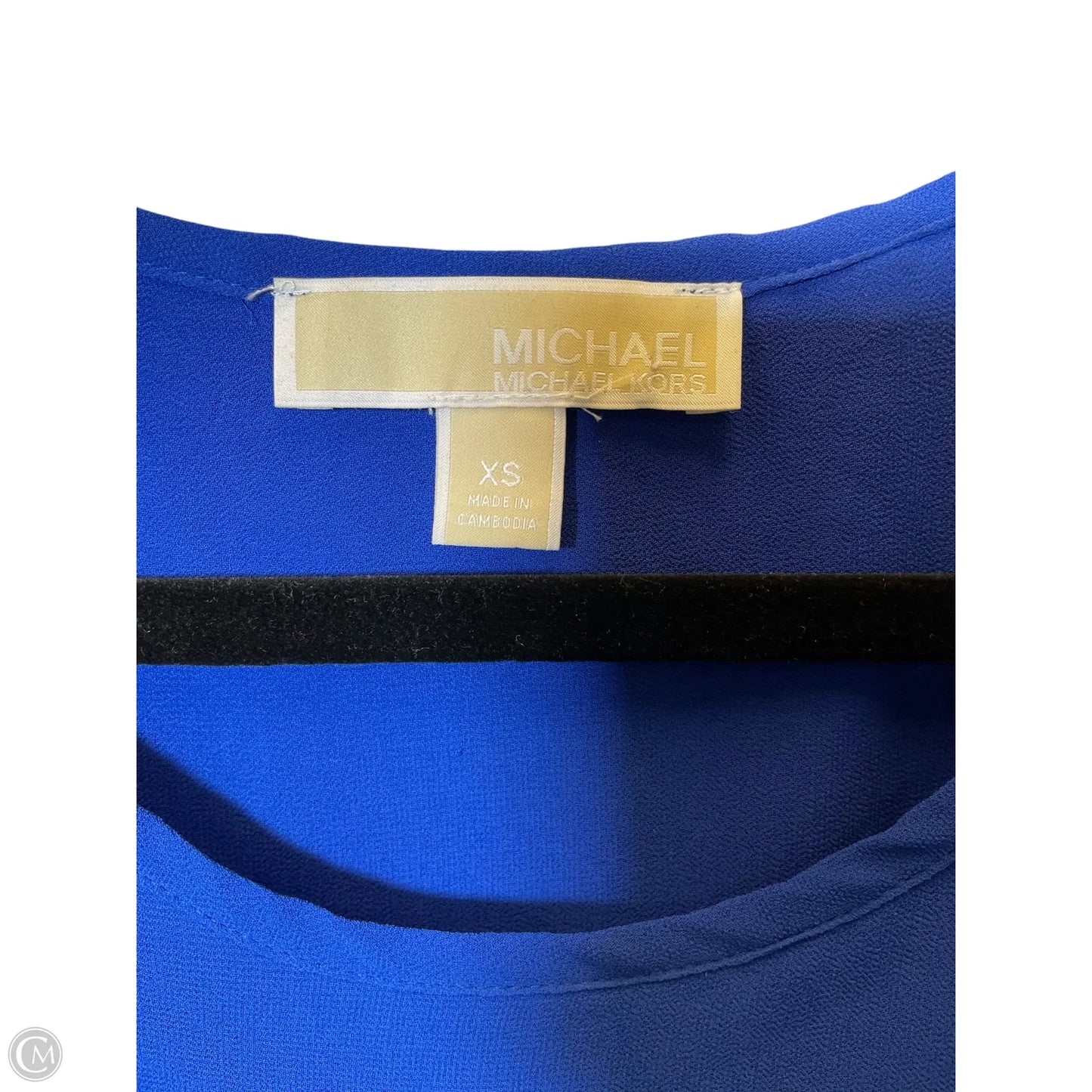 Top Short Sleeve By Michael By Michael Kors In Blue, Size: Xs