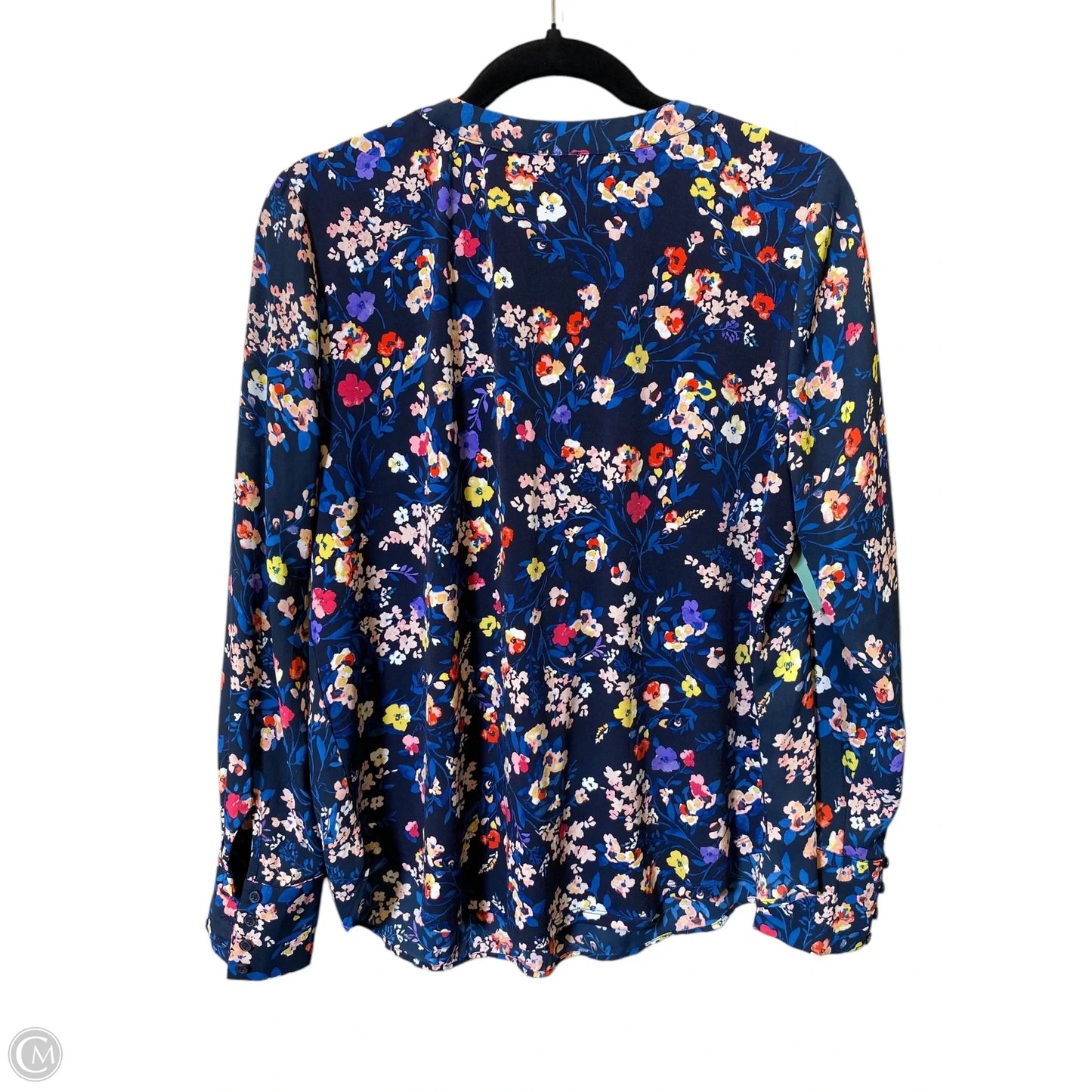 Top Long Sleeve By Ann Taylor In Floral Print, Size: Mp