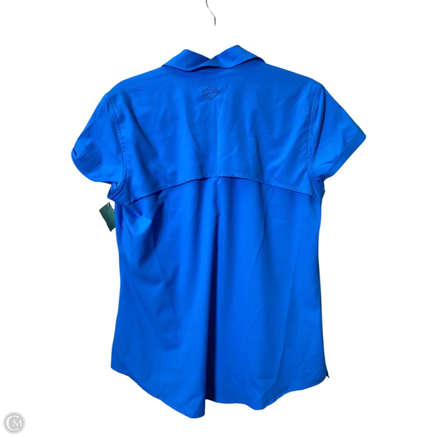 Athletic Top Short Sleeve By Magellan In Blue, Size: L