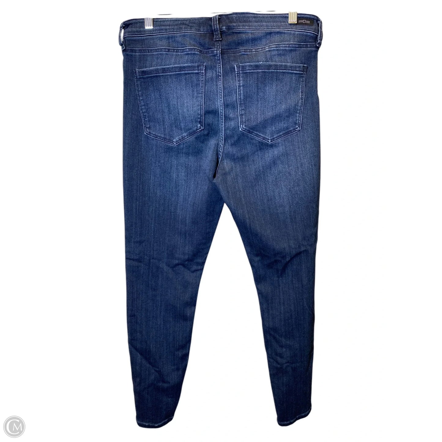 Jeans Skinny By Liverpool In Blue Denim, Size: 12