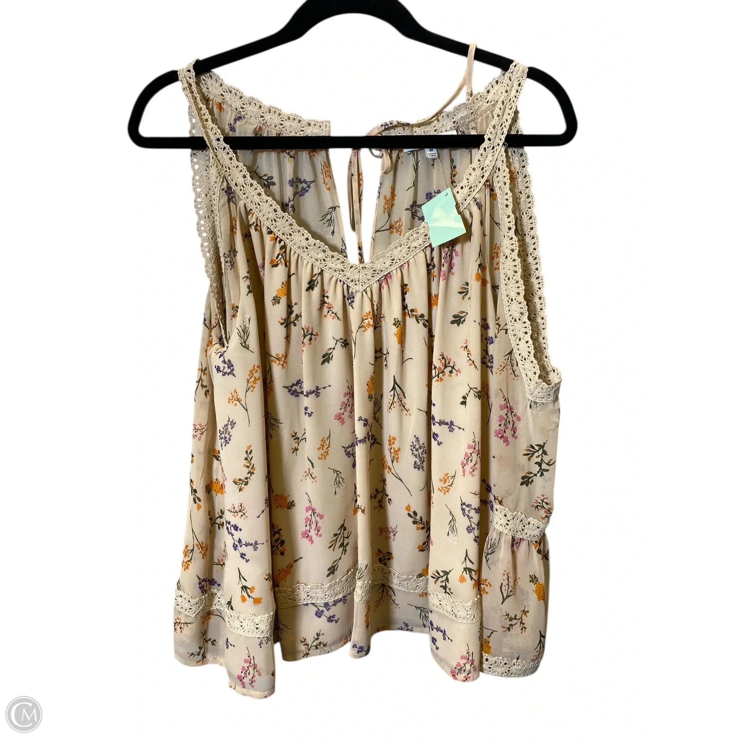 Top Long Sleeve Designer By Rebecca Minkoff In Floral Print, Size: M