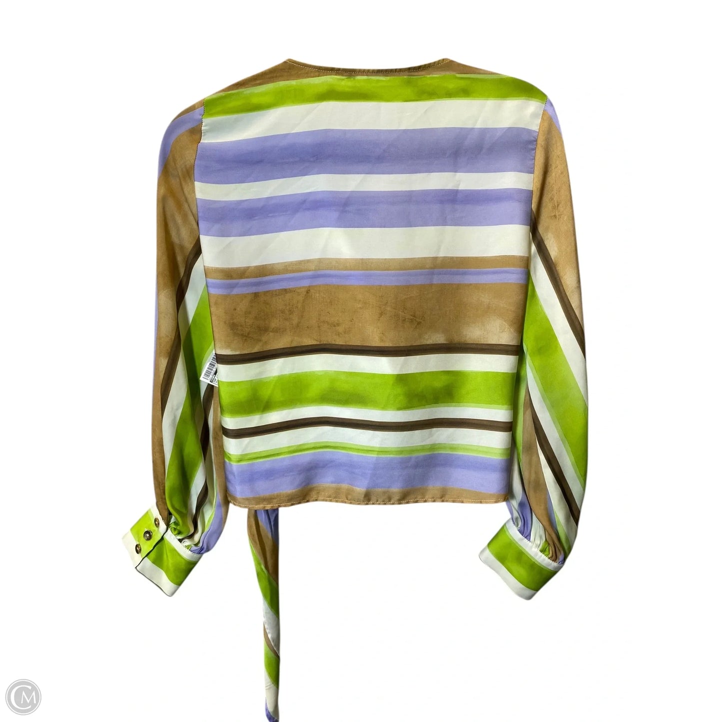 Top Long Sleeve By Zara In Multi-colored, Size: S