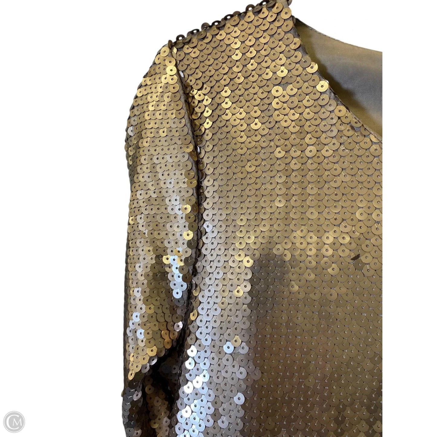 Top Long Sleeve By Bb Dakota In Gold, Size: M