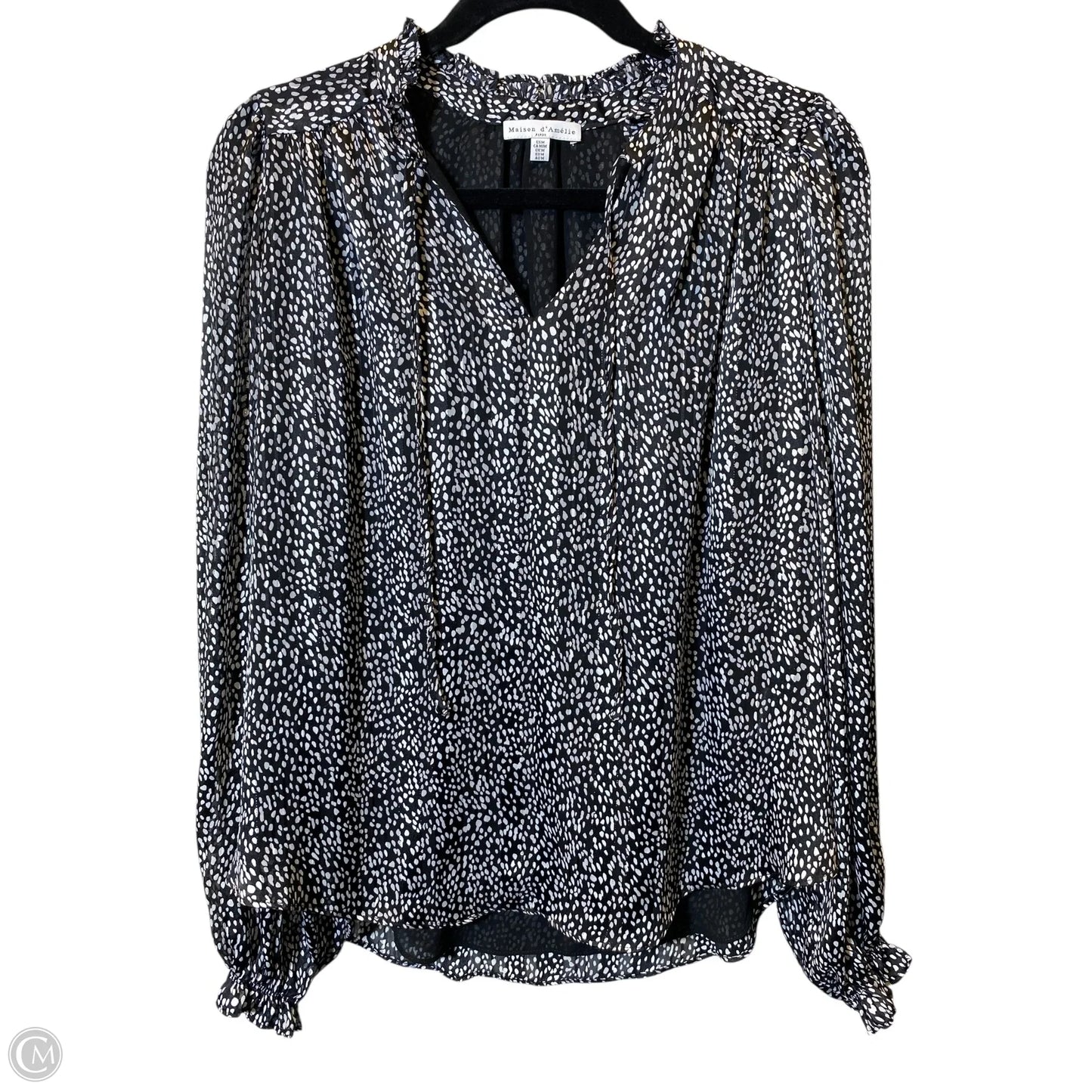 Top Long Sleeve By Clothes Mentor In Multi-colored, Size: M