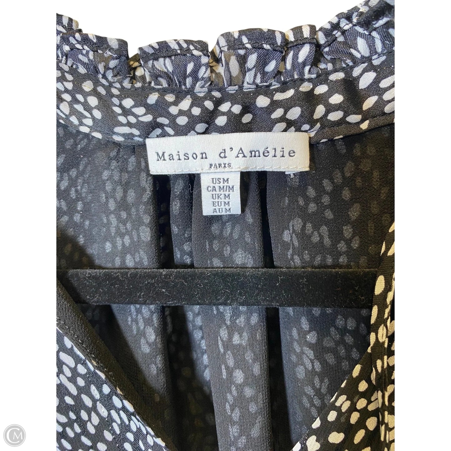 Top Long Sleeve By Clothes Mentor In Multi-colored, Size: M