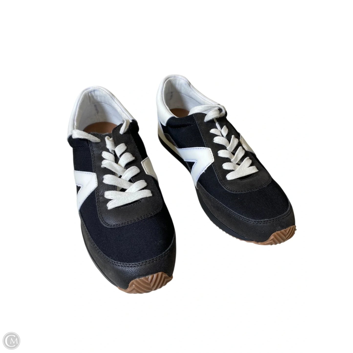 Shoes Athletic By Loft In Black & White, Size: 8.5