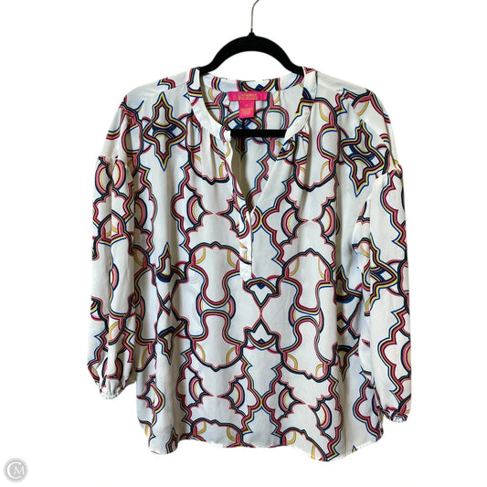 Top Long Sleeve By Catherine Malandrino In Multi-colored, Size: M